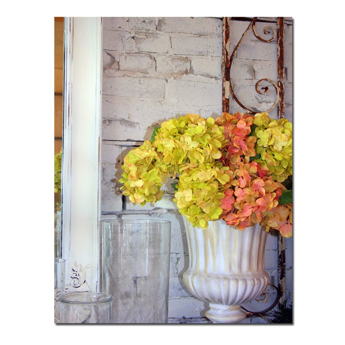 Patty Tuggle Shabby Flowers Still Life 14 x 19 Canvas Art Image 1