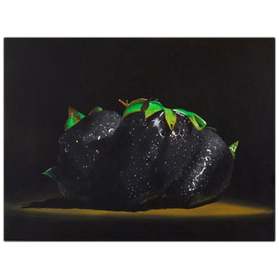 Roderick Stevens Black Strawberries 14 x 19 Canvas Art Image 1