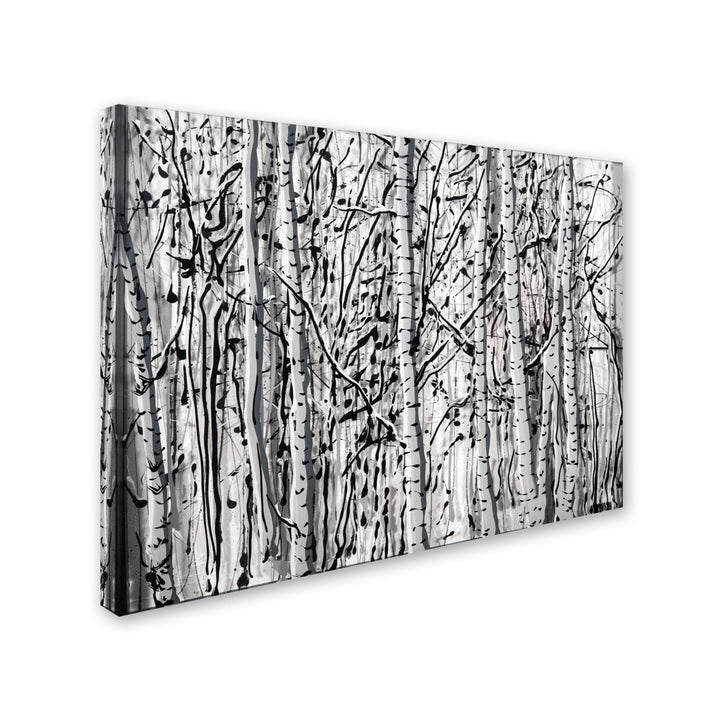 Roderick Stevens Winter Aspens 14 x 19 Canvas Art Image 3