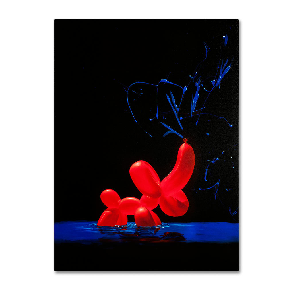 Roderick Stevens Balloon Elephant 14 x 19 Canvas Art Image 1