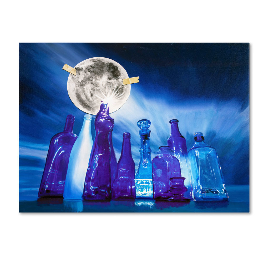 Roderick Stevens Blue Moon 14 x 19 Canvas Art Image 1