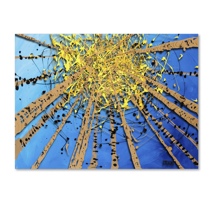 Roderick Stevens Brown Aspen Sky 14 x 19 Canvas Art Image 2