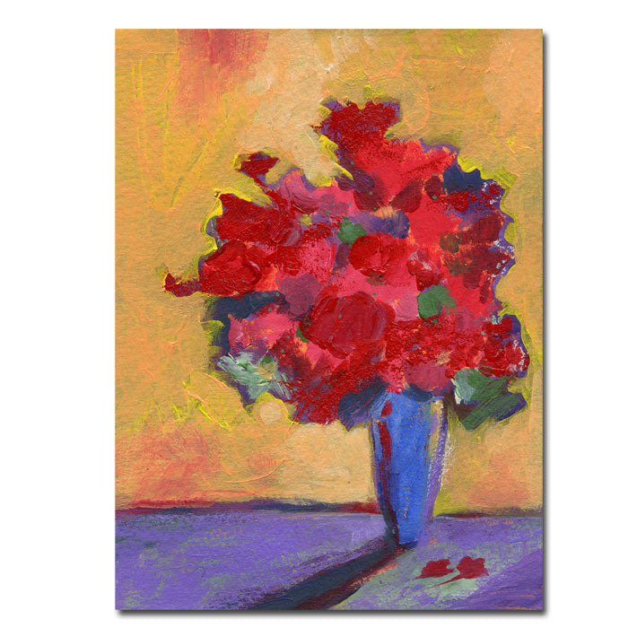 Sheila Golden Contemporary Bouquet 14 x 19 Canvas Art Image 1