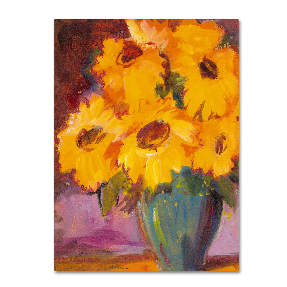 Sheila Golden Sunflower 5 14 x 19 Canvas Art Image 2