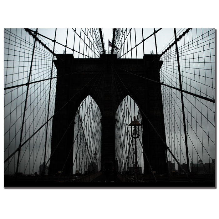 Tammy Davison Brooklyn Bridge 14 x 19 Canvas Art Image 1