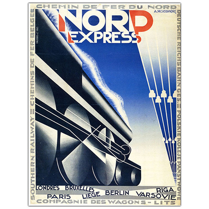 Nord Express 14 x 19 Canvas Art Image 1