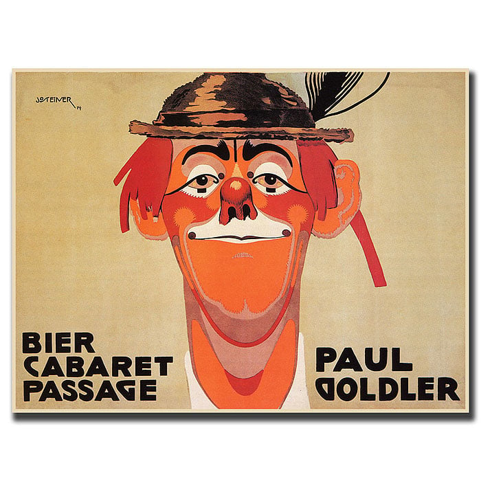 Bier Cabaret Passage Paul Golder 14 x 19 Canvas Art Image 1