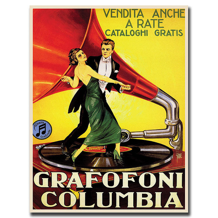 Grafafoni Columbia 14 x 19 Canvas Art Image 1