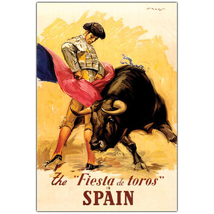 The Fiesta de Toros Spain 14 x 19 Canvas Art Image 1