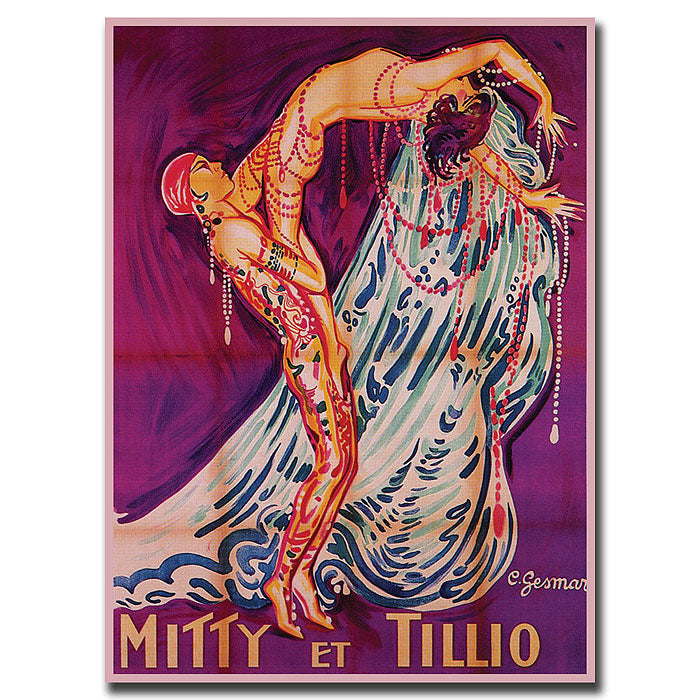 Milly et Tillio 14 x 19 Canvas Art Image 1