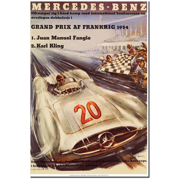 Merecedes-Benz 14 x 19 Canvas Art Image 1