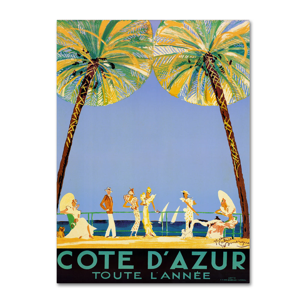 Cote DAzur 14 x 19 Canvas Art Image 2