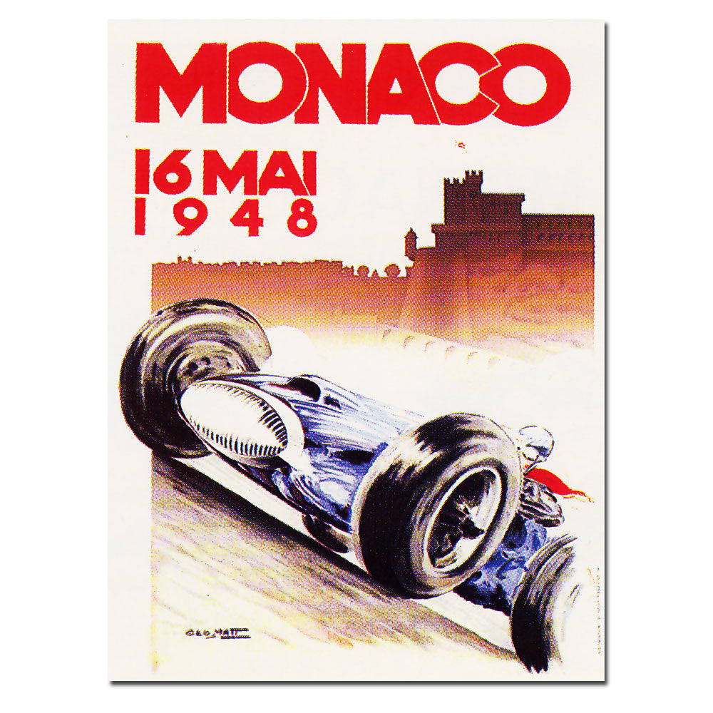 Monaco 1948 14 x 19 Canvas Art Image 2