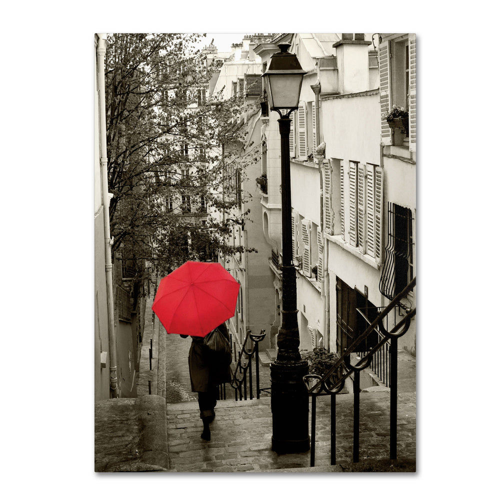 Sue Schlabach Paris Stroll II 14 x 19 Canvas Art Image 2