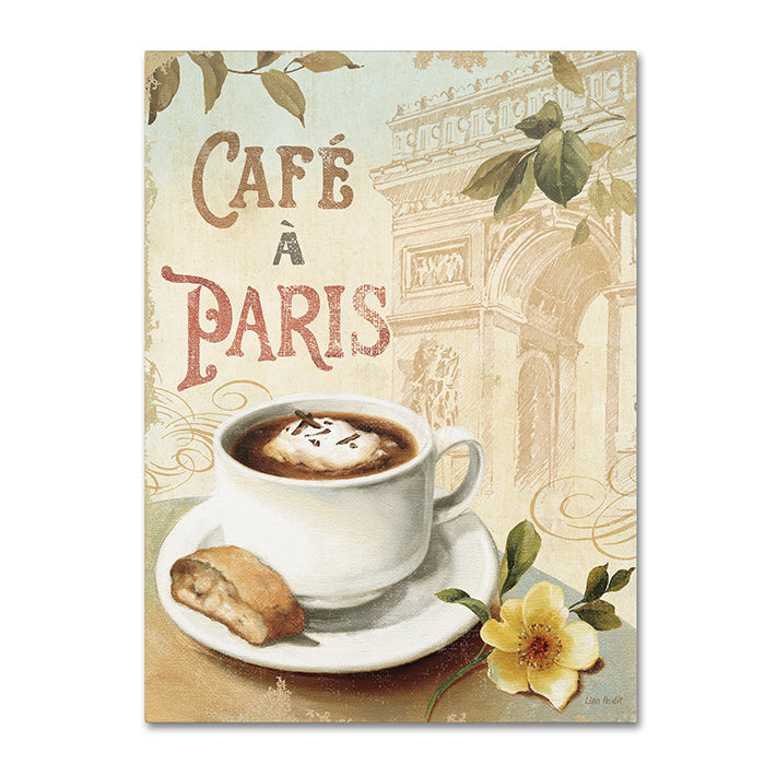 Lisa Audit Cafe in Europe I 14 x 19 Canvas Art Image 1