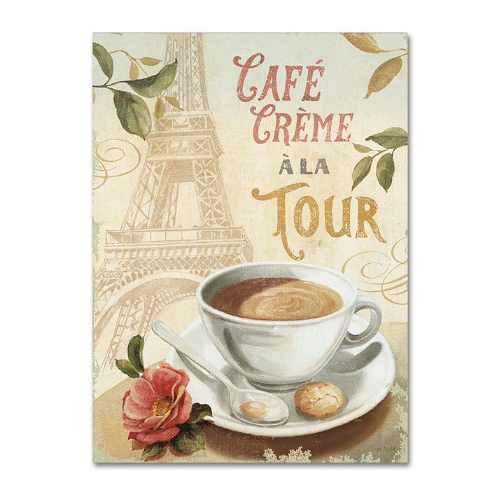 Lisa Audit Cafe in Europe II 14 x 19 Canvas Art Image 1