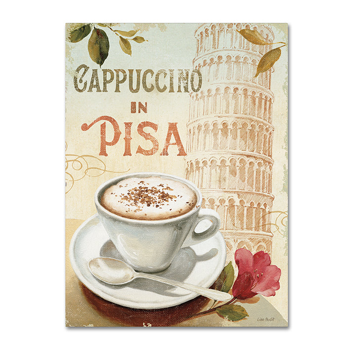 Lisa Audit Cafe in Europe IV 14 x 19 Canvas Art Image 1