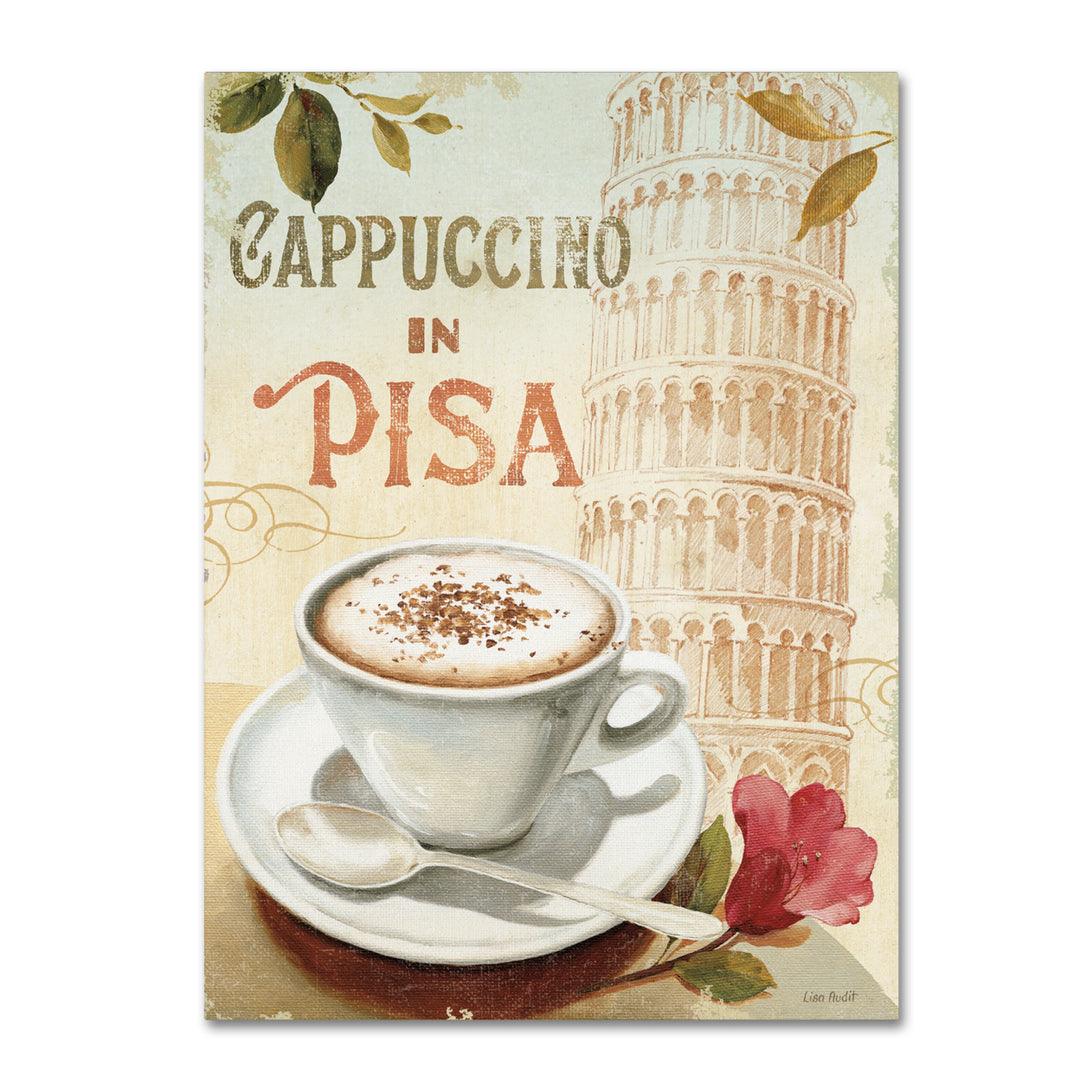 Lisa Audit Cafe in Europe IV 14 x 19 Canvas Art Image 2