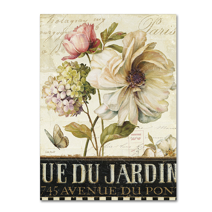 Lisa Audit Marche de Fleurs II 14 x 19 Canvas Art Image 1