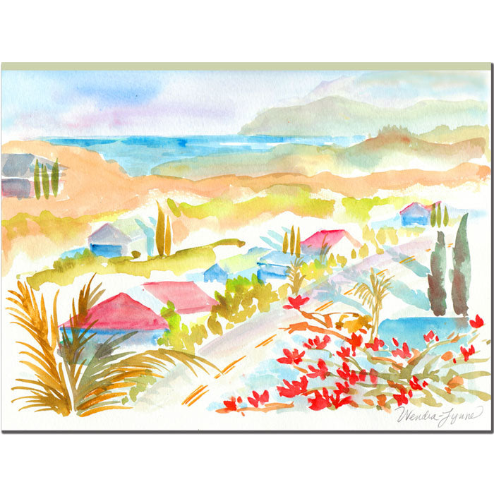 Wendra Hawaii View 14 x 19 Canvas Art Image 1