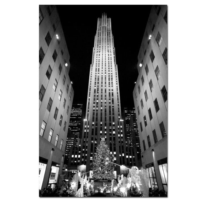 Yale Gurney Rockefeller Night 14 x 19 Canvas Art Image 1