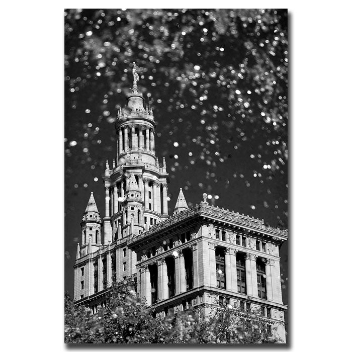 Yale Gurney Waterfall Over City Hall 14 x 19 Canvas Art Image 1