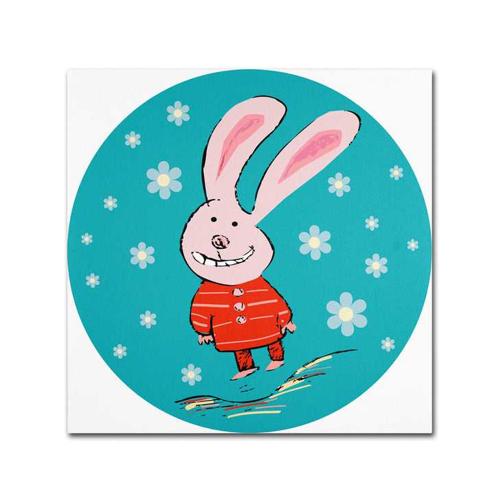 Carla Martell Babty Bunny Canvas Wall Art 14 x 14 Image 1