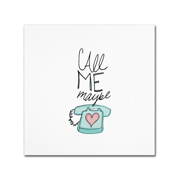 Leah Flores Call Me Maybe Canvas Wall Art 14 x 14 Image 2