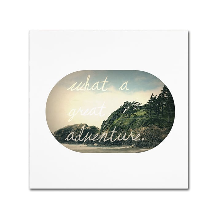 Leah Flores What A Great Adventure Canvas Wall Art 14 x 14 Image 1