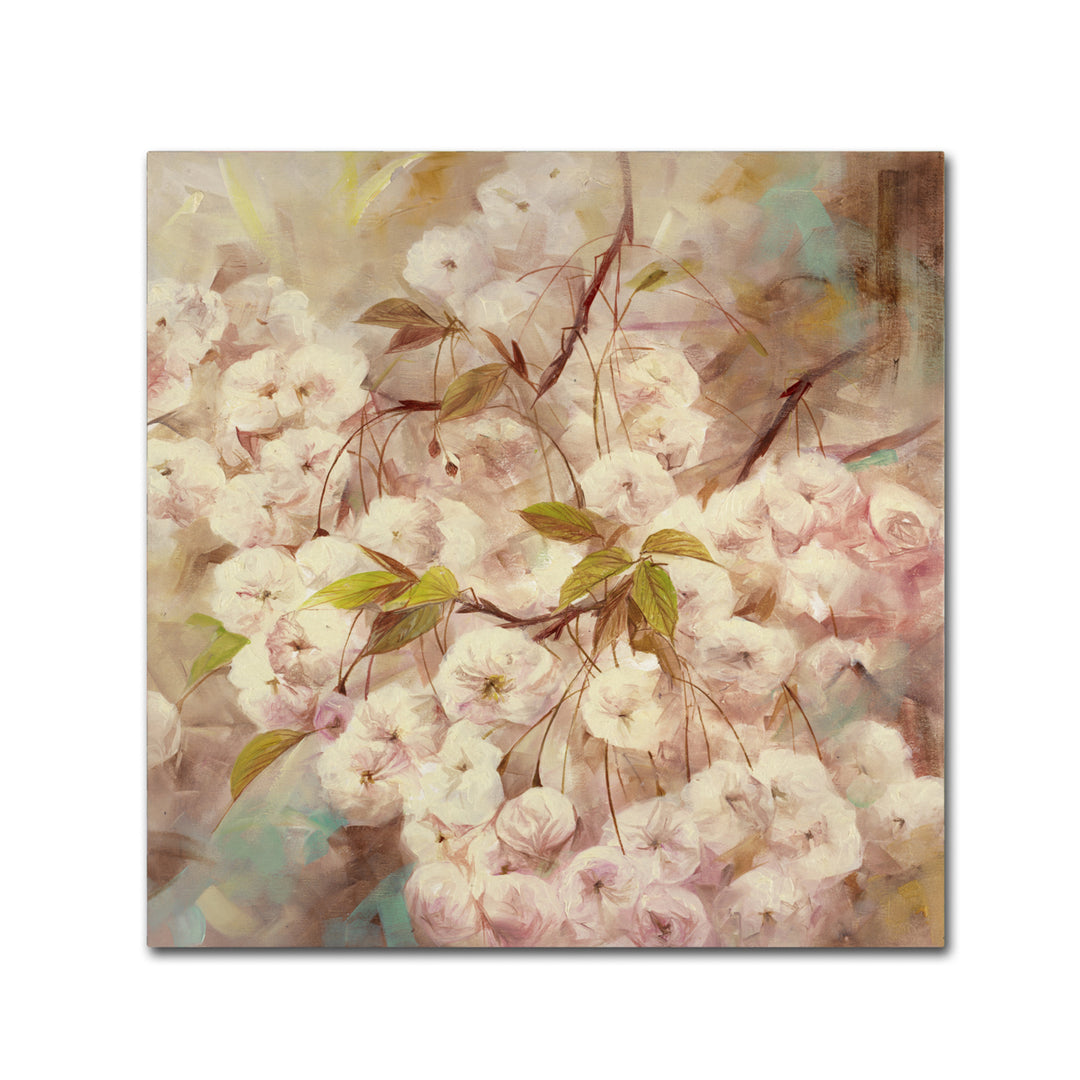 Li Bo Rose Bush I Canvas Wall Art 14 x 14 Image 2