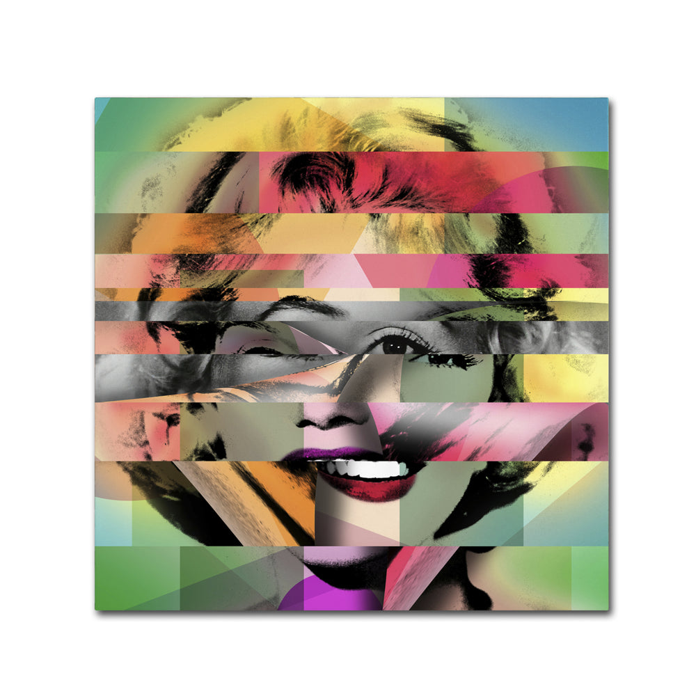 Mark Ashkenazi Marilyn Monroe V Canvas Wall Art 14 x 14 Image 2