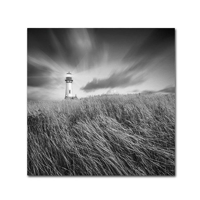 Moises Levy Yaquina Lighthouse III Canvas Wall Art 14 x 14 Image 1