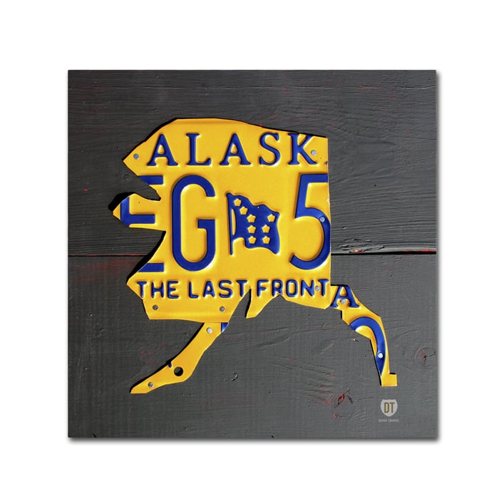 Design Turnpike Alaska Canvas Wall Art 14 x 14 Image 1