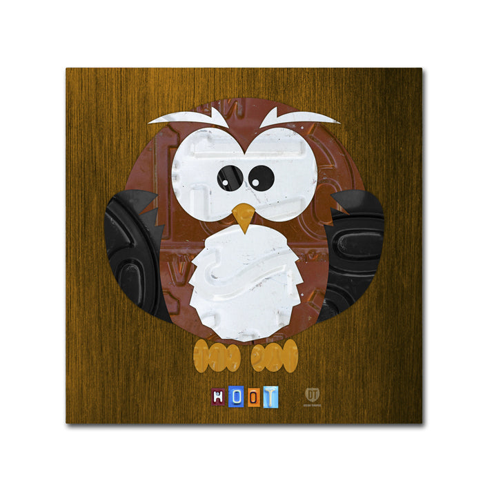 Design Turnpike Hoot The Owl Canvas Wall Art 14 x 14 Image 1