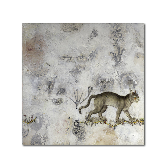 Nick Bantock Lynx Canvas Wall Art 14 x 14 Image 1