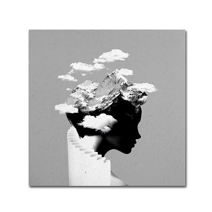 Robert Farkas It?s A Cloudy Day Canvas Wall Art 14 x 14 Image 1