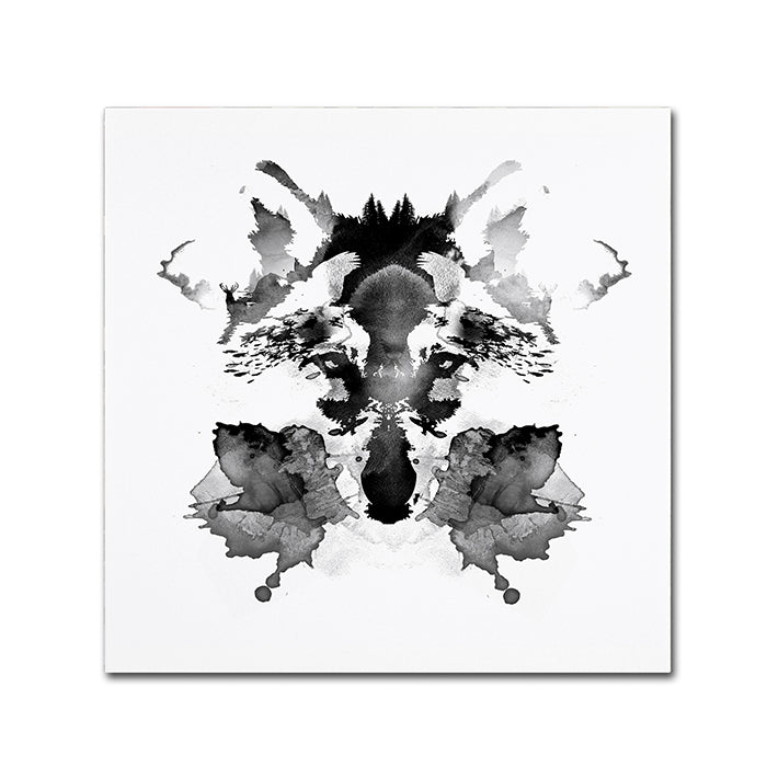 Robert Farkas Rorschach Canvas Wall Art 14 x 14 Image 1