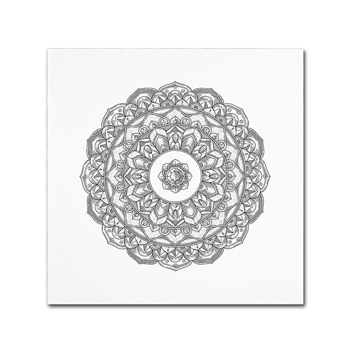 Filippo Cardu Jewel Mandala Canvas Wall Art 14 x 14 Image 1