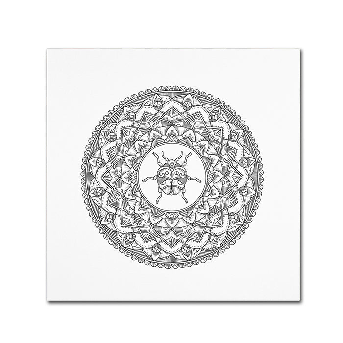 Filippo Cardu Bug Mandala Canvas Wall Art 14 x 14 Image 1