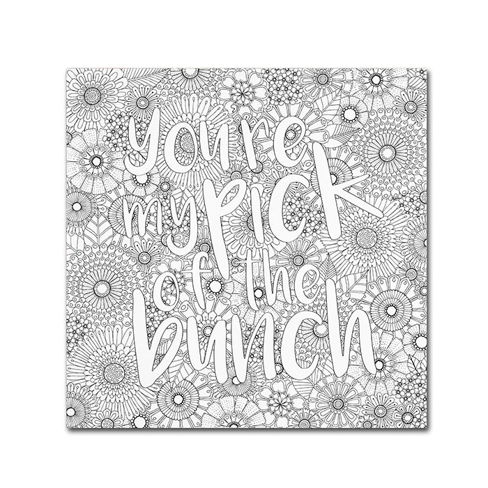 Hello Angel Pick of the Bunch Canvas Wall Art 14 x 14 Image 1