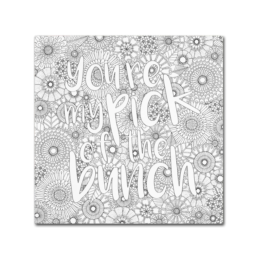 Hello Angel Pick of the Bunch Canvas Wall Art 14 x 14 Image 2