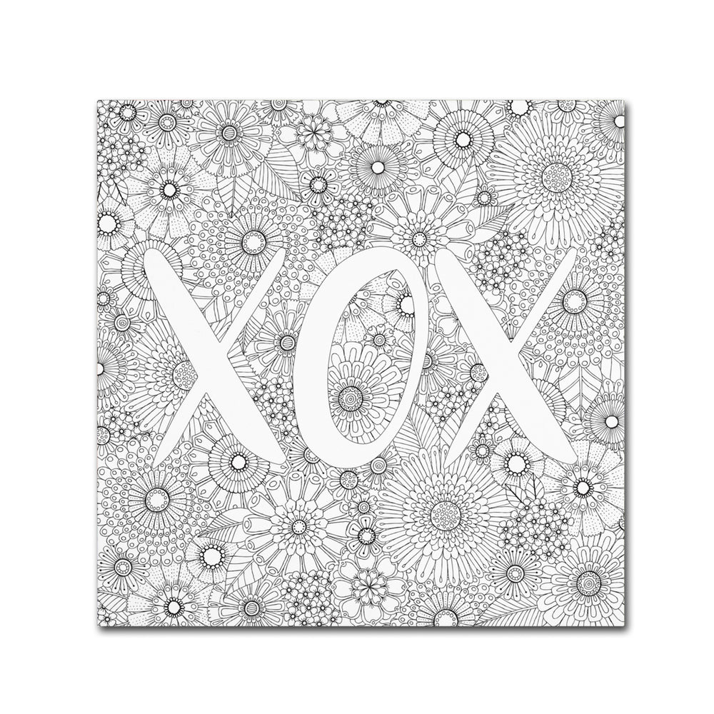 Hello Angel XOX Canvas Wall Art 14 x 14 Image 2