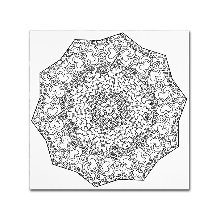 Kathy G. Ahrens Grinder Mandala Canvas Wall Art 14 x 14 Image 1