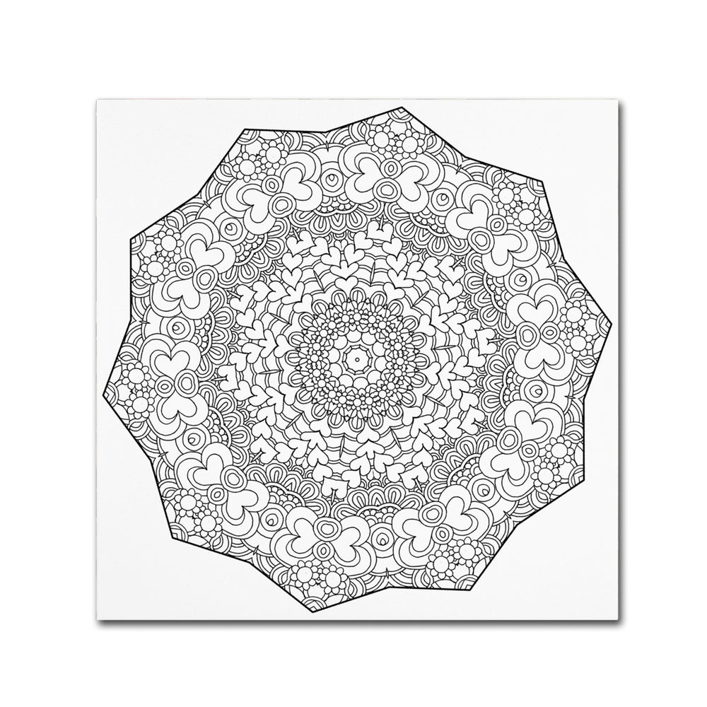 Kathy G. Ahrens Grinder Mandala Canvas Wall Art 14 x 14 Image 2