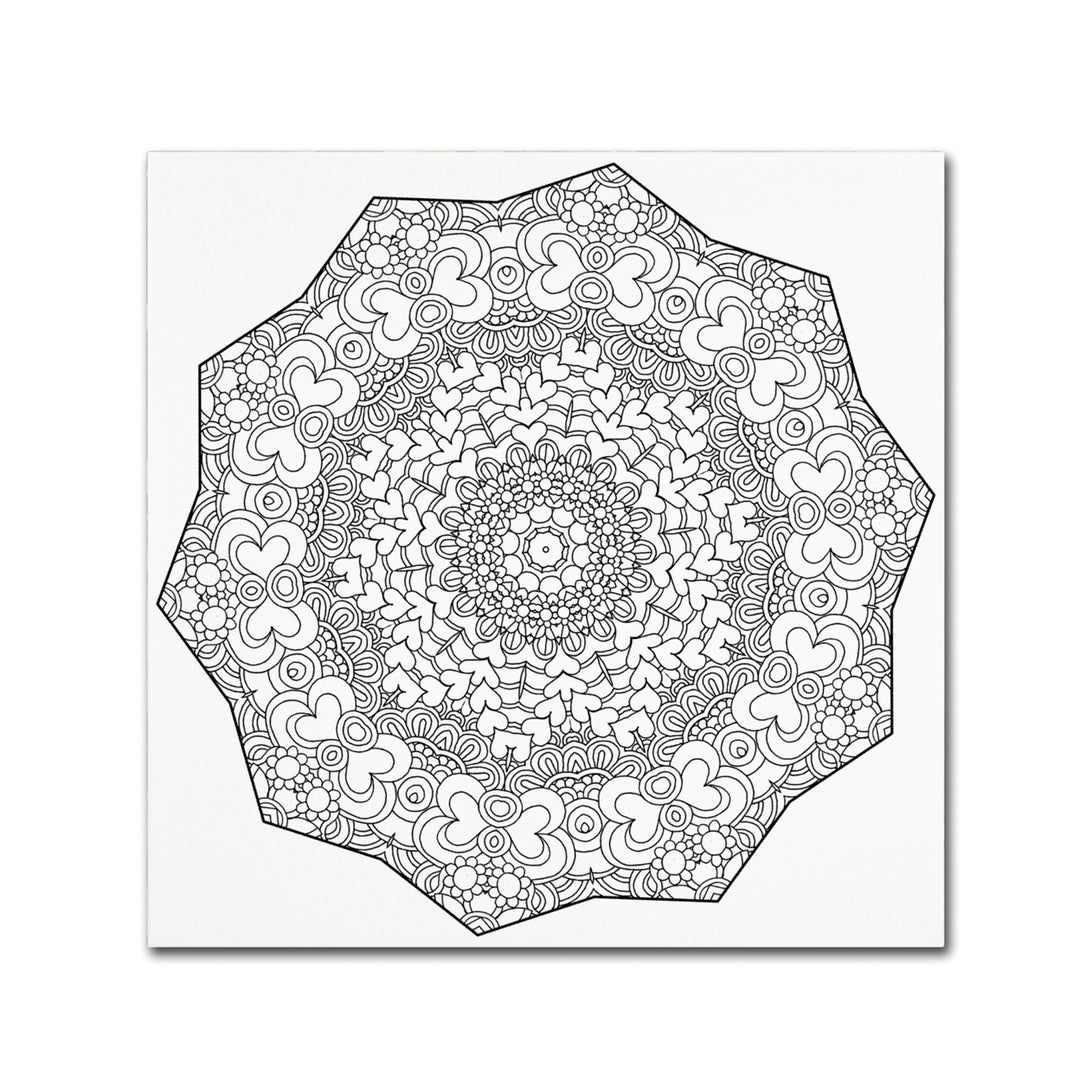 Kathy G. Ahrens Grinder Mandala Canvas Wall Art 14 x 14 Image 2