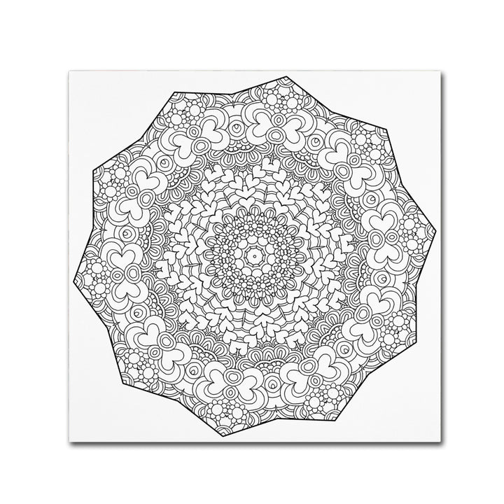 Kathy G. Ahrens Grinder Mandala Canvas Wall Art 14 x 14 Image 2