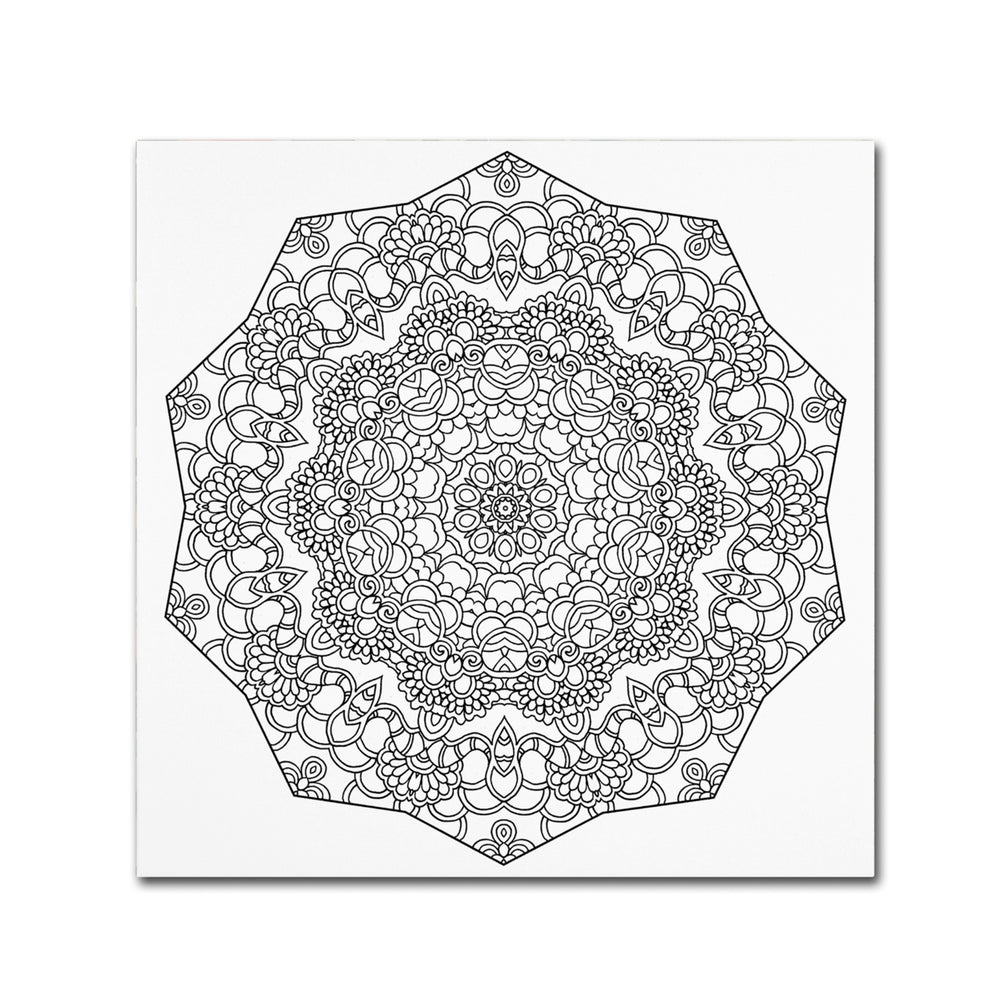 Kathy G. Ahrens Lover Mandala Canvas Wall Art 14 x 14 Image 2