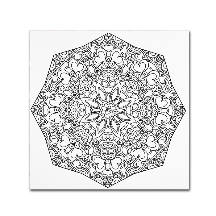 Kathy G. Ahrens Sublime Mandala Canvas Wall Art 14 x 14 Image 1