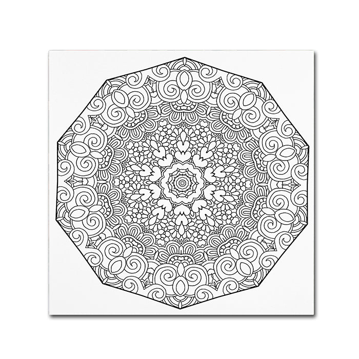 Kathy G. Ahrens Create Mandala Canvas Wall Art 14 x 14 Image 1