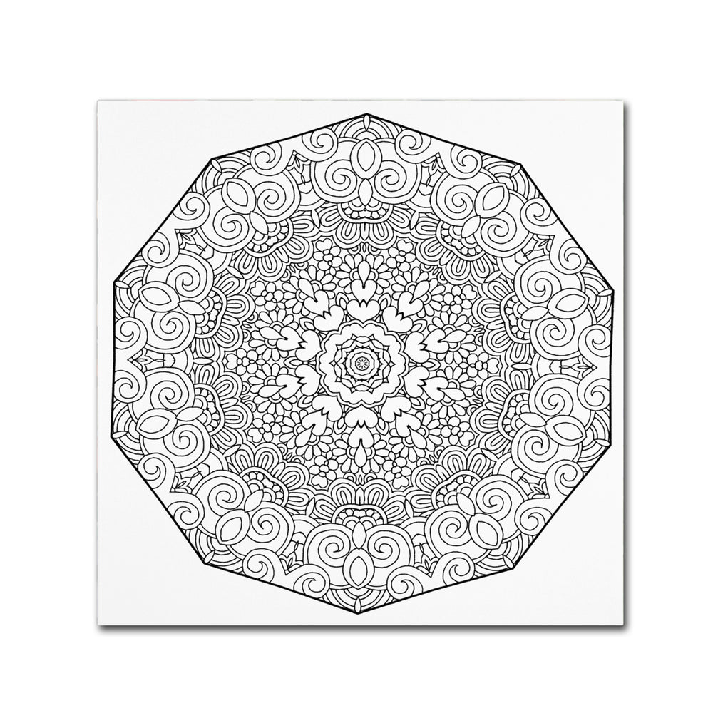 Kathy G. Ahrens Create Mandala Canvas Wall Art 14 x 14 Image 2